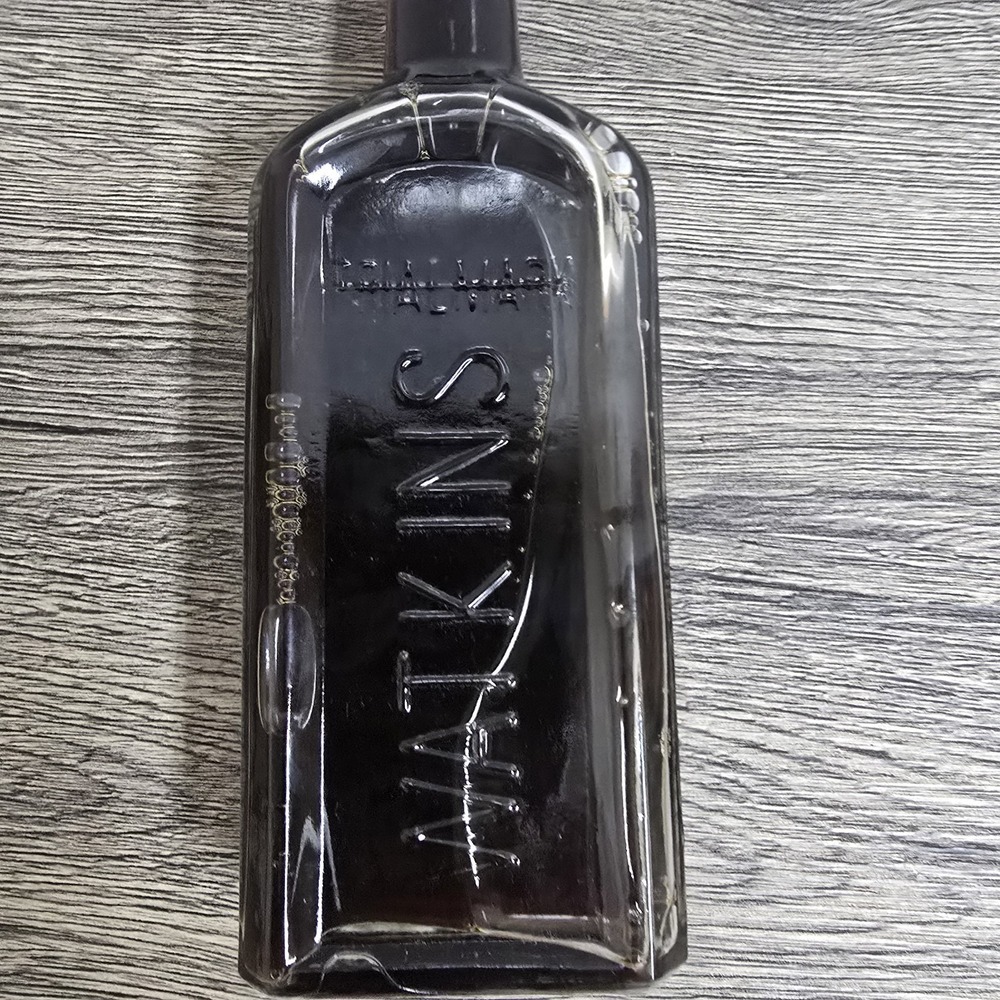 Vintage 1960s Watkins Imitation Vanilla Extract 11 oz Glass Bottle New Sealed!‎ - Picture 5 of 6
